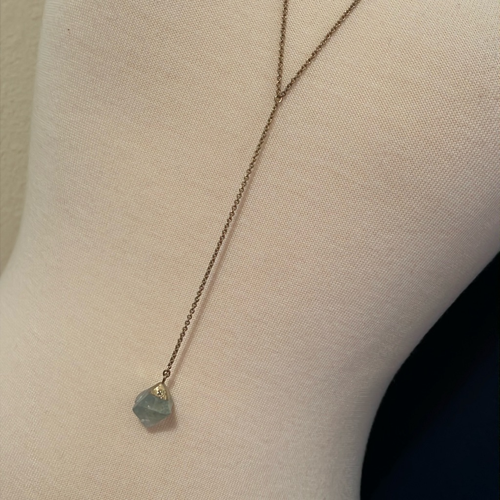 Euc J. Crew Y Necklace With Stone